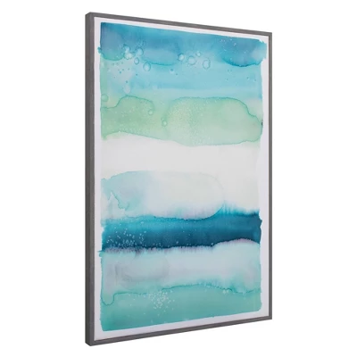 24" X 36" Watercolor Wash I By Natasha Marie Framed Wall Art Canvas - Fine Art Canvas 5 24" X 36" Watercolor Wash I By Natasha Marie Framed Wall Art Canvas - Fine Art Canvas - Image 3
