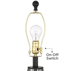 360 Lighting Hudson Rustic Accent Table Lamps 23" High Set Of 2 Bronze Clear Glass USB Charging Port Drum Shade For Bedroom Living Room Bedside Desk 12 360 Lighting Hudson Rustic Accent Table Lamps 23" High Set Of 2 Bronze Clear Glass USB Charging Port Drum Shade For Bedroom Living Room Bedside Desk -Home Decor Store GUEST d61766ee 407d 45d1 8d32 45f369c4d5b5