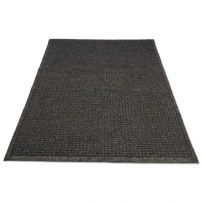 2'x3' Rectangle Solid Plastic Floor Mat Black - Guardian 4 2'x3' Rectangle Solid Plastic Floor Mat Black - Guardian - Image 2