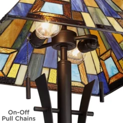 Robert Louis Tiffany Asian-Inspired Floor Lamp 62" Tall Bronze Iron Tiffany Style Jewel Tone Art Glass Shade For Living Room Reading Bedroom Office 13 Robert Louis Tiffany Asian-Inspired Floor Lamp 62" Tall Bronze Iron Tiffany Style Jewel Tone Art Glass Shade For Living Room Reading Bedroom Office -Home Decor Store GUEST d81b73f3 3f14 4463 be38 e28dad6b4a9f
