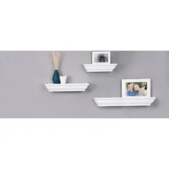 Madison Decorative Wall Ledge Shelf Set Of 3 - White -Home Decor Store GUEST d87ab71a 10a5 4f72 8b38 b7d9966df968