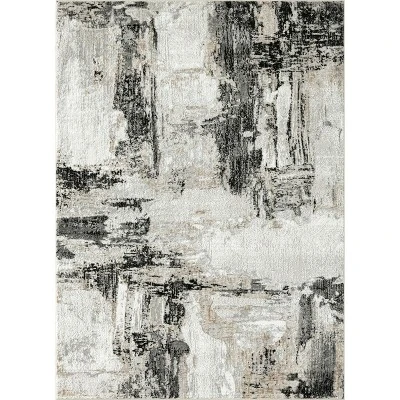 Luxe Weavers Distressed Abstract Area Rug, Non-Shedding Carpet 3 Luxe Weavers Distressed Abstract Area Rug, Non-Shedding Carpet
