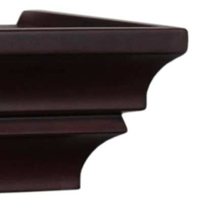 Madison Decorative Wall Ledge Shelf Set Of 3 - Espresso 5 Madison Decorative Wall Ledge Shelf Set Of 3 - Espresso - Image 3