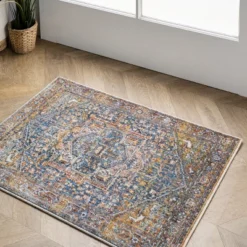 NuLOOM Harriet Vintage Medallion Fringe Area Rug