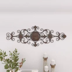 Rustic Metal Ornamental Wall Decor Dark Brown - Olivia & May 27 Rustic Metal Ornamental Wall Decor Dark Brown - Olivia & May -Home Decor Store GUEST d94de150 1139 477b b045 31c420d9961e