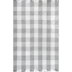 NuLOOM Ellis Hand Woven Farmhouse Plaid Fringe Area Rug 20 NuLOOM Ellis Hand Woven Farmhouse Plaid Fringe Area Rug -Home Decor Store GUEST d9645a27 6fef 4406 951e e3267e53dd17