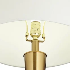 Possini Euro Design Wayne Modern Table Lamps 29 1/4" Tall Set Of 2 Brass With USB Charging Port White Fabric Drum Shade For Bedroom Living Room Kids 12 Possini Euro Design Wayne Modern Table Lamps 29 1/4" Tall Set Of 2 Brass With USB Charging Port White Fabric Drum Shade For Bedroom Living Room Kids -Home Decor Store GUEST daa01d12 6b27 4f6a 8f40 b40bc8ee77bd