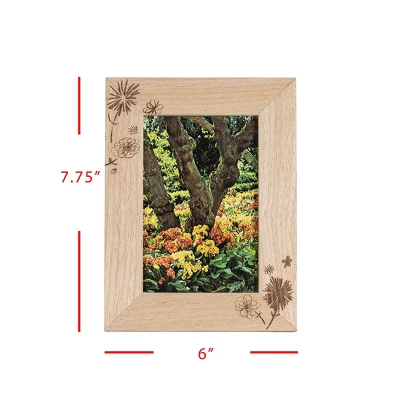 4x6 Inches Natural Wood & Glass Photo Frame - Foreside Home & Garden 7 4x6 Inches Natural Wood & Glass Photo Frame - Foreside Home & Garden - Image 5