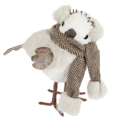 Northlight 6.25" Winter Dressed Bird Tabletop Christmas Decoration 6 Northlight 6.25" Winter Dressed Bird Tabletop Christmas Decoration - Image 4