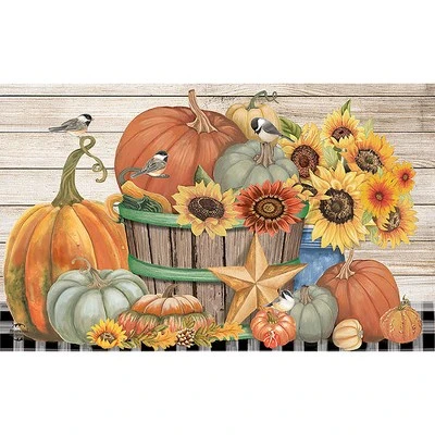 Bountiful Bushel Fall Doormat 30" X 18" Indoor Outdoor Briarwood Lane 4 Bountiful Bushel Fall Doormat 30" X 18" Indoor Outdoor Briarwood Lane - Image 2