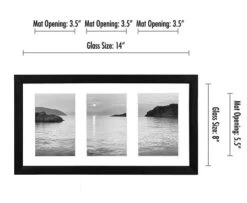 Americanflat Collage Picture Frame With Tempered Shatter-resistant Glass - Available In A Variety Of Sizes And Colors