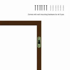 Floating Shelves- Cube Wall Shelf Set With Hidden Brackets, 3 Sizes To Display Decor, Books, Photos, More- Hardware Included By Hastings Home (Black) -Home Decor Store GUEST de14dabf a452 45a5 b259 58e4d900aff0