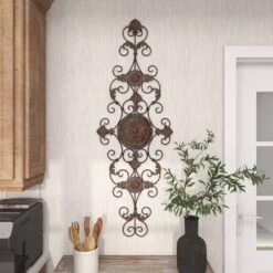Rustic Metal Ornamental Wall Decor Dark Brown - Olivia & May 26 Rustic Metal Ornamental Wall Decor Dark Brown - Olivia & May -Home Decor Store GUEST de5f1462 32f1 4265 8b1c 3aa1015e28c4