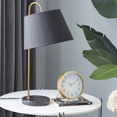Modern Metal Table Lamp Black - Olivia & May 3 Modern Metal Table Lamp Black - Olivia & May