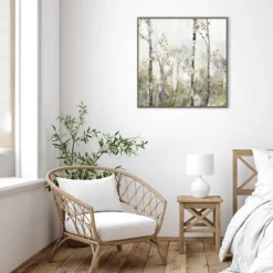 30" X 30" Soft Birch Forest II By Allison Pearce Framed Canvas Wall Art Print - Amanti Art -Home Decor Store GUEST e0ad4157 feb2 4c68 9fb2 473e0de30224