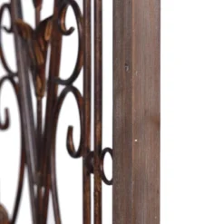 Traditional Scroll Iron Design Wood Framed Wall Art Brown - StyleCraft -Home Decor Store GUEST e138b79d ab49 40af a8f2 85c11f61b237