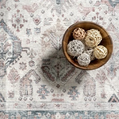 NuLOOM Bex Faded Stain-Resistant Machine Washable Area Rug 7 NuLOOM Bex Faded Stain-Resistant Machine Washable Area Rug - Image 5