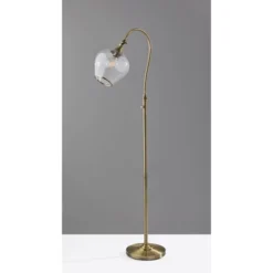 Bradford Floor Lamp (Includes Light Bulb) Antique Brass - Adesso -Home Decor Store GUEST e23bc9ad e2da 4d42 ae0f 6f6c96625e64
