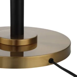 Possini Euro Design Modern Torchiere Floor Lamp LED 72" Tall Black Antique Brass White Glass Shade For Living Room Reading Uplight -Home Decor Store GUEST e3828f70 0912 4d01 b354 a2ea0eb97d4d