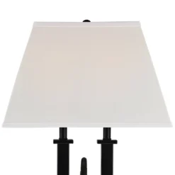 Possini Euro Design Deacon Modern Desk Table Lamp 26" High Black With USB And AC Power Outlet In Base LED Reading Light Oatmeal Shade For Office Desk 14 Possini Euro Design Deacon Modern Desk Table Lamp 26" High Black With USB And AC Power Outlet In Base LED Reading Light Oatmeal Shade For Office Desk -Home Decor Store GUEST e587a2a5 8800 4462 9800 0f989f718c22