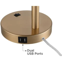 360 Lighting Industrial Modern Desk Lamp With USB And AC Power Outlet 23.5" High Antique Brass Metal For Living Room Bedroom House Bedside 13 360 Lighting Industrial Modern Desk Lamp With USB And AC Power Outlet 23.5" High Antique Brass Metal For Living Room Bedroom House Bedside -Home Decor Store GUEST e5aa95c2 2feb 468e a7e6 cb9fde0586c1