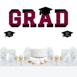 Big Dot Of Happiness Maroon Graduation Party Decor - Vinyl Wall Decals - Grad 13 Big Dot Of Happiness Maroon Graduation Party Decor - Vinyl Wall Decals - Grad -Home Decor Store GUEST e6235f94 4cd5 4664 93b7 b2fb88894e96