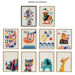 18" X 24" Sylvie Mid Century Modern Pug Framed Canvas Wall Art By Rachel Lee Natural - Kate And Laurel -Home Decor Store GUEST e737fe2b cd50 450d b40c e7ea2b9d5f76 1