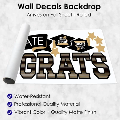 Big Dot Of Happiness Law School Graduation Party Photo Backdrop - Wall Decals 6 Big Dot Of Happiness Law School Graduation Party Photo Backdrop - Wall Decals - Image 4