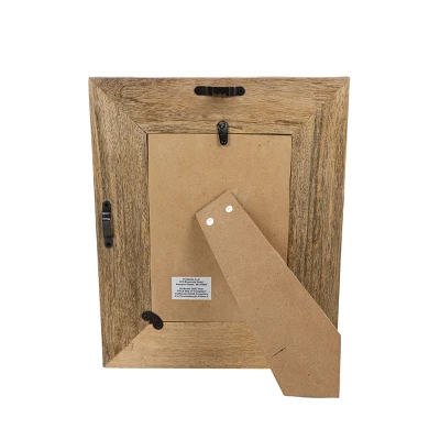 5X7 Inch Brass Metal Strap Picture Frame With Wood, MDF & Glass By Foreside Home & Garden 4 5X7 Inch Brass Metal Strap Picture Frame With Wood, MDF & Glass By Foreside Home & Garden - Image 2