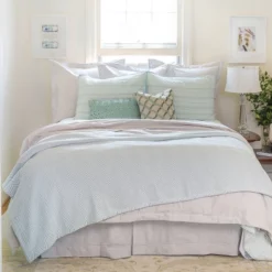 EY Essentials 16" X 16" Sea Glass Ripple Pillow -Home Decor Store GUEST e9094d10 c6b2 4d77 b556 8008679c8450