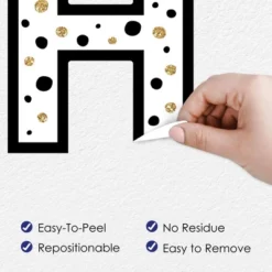 Big Dot Of Happiness 1st Birthday Little Mr. Onederful - Peel And Stick Boy First Birthday Party Large Banner Wall Decals - Happy Birthday -Home Decor Store GUEST e9733266 6ecd 49d0 9b2d 8fb3321ff1a1