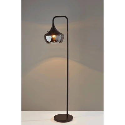 Eliza Floor Lamp Black - Adesso 4 Eliza Floor Lamp Black - Adesso - Image 2