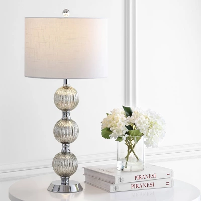 30.5" Glass/Metal Silvered Orbs Table Lamp (Includes LED Light Bulb) - Jonathan Y 3 30.5" Glass/Metal Silvered Orbs Table Lamp (Includes LED Light Bulb) - Jonathan Y