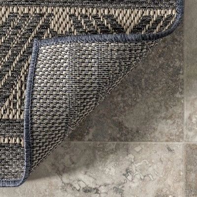 NuLOOM Maia Striped Indoor/Outdoor Area Rug 8 NuLOOM Maia Striped Indoor/Outdoor Area Rug - Image 6