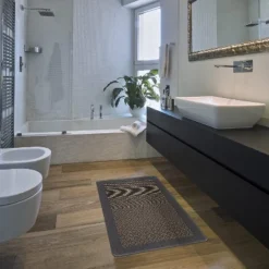 World Rug Gallery Geometric Textline Anti-Fatigue Standing Mat -Home Decor Store GUEST ead3b4a1 42a9 454c a1ad 45a405635183