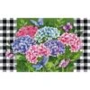 Evergreen Hydrangea Checks Embossed Indoor Outdoor Doormat 18 X 30 Green 2 Evergreen Hydrangea Checks Embossed Indoor Outdoor Doormat 18 X 30 Green -Home Decor Store GUEST eaf21903 1189 438f 9cb1 ca564290cac9