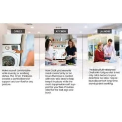 J&V TEXTILES 20" X 55" Oversized Cushioned Anti-Fatigue Kitchen Runner Mat (Buffalo) -Home Decor Store GUEST eaf9a615 0a29 4421 b12e 9196b2f339da