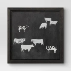 (Set Of 2) 12" X 12" Cow Collection II Framed Wall Canvases - Threshold™ -Home Decor Store GUEST eba1d89c 78cc 4c5b 8c67 3a03cc2b6c22