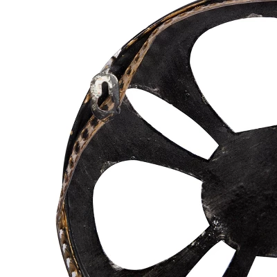 Metal Film Reels Wall Decor Black - Olivia & May 3 Metal Film Reels Wall Decor Black - Olivia & May