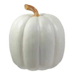 Northlight 8" White Pumpkin Autumn Harvest Tabletop Decoration -Home Decor Store GUEST ec3900bb cbcb 4bf0 8d00 5f448fa6dbb0