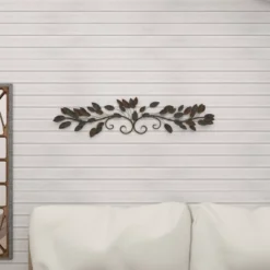 Metal Leaf Wall Decor Blue - Olivia & May -Home Decor Store GUEST ecb9c8e6 2a16 42dd 931f d521c40e0732