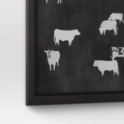 (Set Of 2) 12" X 12" Cow Collection II Framed Wall Canvases - Threshold™ -Home Decor Store GUEST ed6cea91 4424 4805 8aee 4c4271b75676