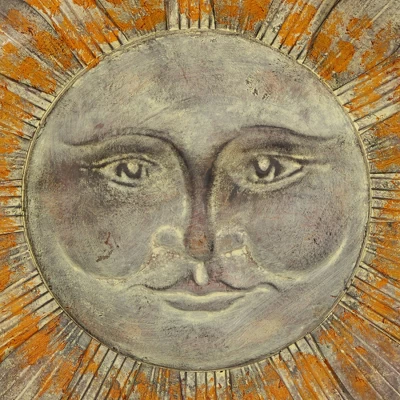 Metal Sunburst Indoor Outdoor Wall Decor With Distressed Copper Like Finish Brown - Olivia & May 18 Metal Sunburst Indoor Outdoor Wall Decor With Distressed Copper Like Finish Brown - Olivia & May - Image 16