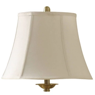 61" 3-way Madison Floor Lamp Glass Table Antique Brass - StyleCraft 3 61" 3-way Madison Floor Lamp Glass Table Antique Brass - StyleCraft