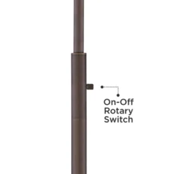 Franklin Iron Works Industrial Rustic Farmhouse Floor Lamp With USB Port 61" Tall Oil Rubbed Bronze Downbridge LED Seeded Glass Shade For Living Room -Home Decor Store GUEST f0f76da2 c96a 4c28 9ab5 9dfeaa641d16