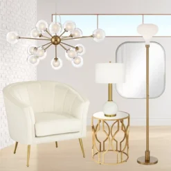 Possini Euro Design Spheres Antique Brass Chandelier 30" Wide Mid Century Modern Sputnik Glass Shade 15-Light Fixture For Dining Room Kitchen Island 17 Possini Euro Design Spheres Antique Brass Chandelier 30" Wide Mid Century Modern Sputnik Glass Shade 15-Light Fixture For Dining Room Kitchen Island -Home Decor Store GUEST f131dd73 bac9 45c5 b238 e3ca68c2d923