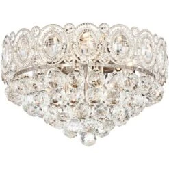 Vienna Full Spectrum Moira Vintage Ceiling Light Flush Mount Fixture 16" Wide Satin Nickel 6-Light Clear Crystal Balls For Bedroom Kitchen Living Room 10 Vienna Full Spectrum Moira Vintage Ceiling Light Flush Mount Fixture 16" Wide Satin Nickel 6-Light Clear Crystal Balls For Bedroom Kitchen Living Room -Home Decor Store GUEST f13cfef7 d5df 4daa 8dde 7df200fb88bf