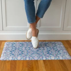 Kilim Anti-Fatigue Comfort Long Floor Mat Blue - Brewster 10 Kilim Anti-Fatigue Comfort Long Floor Mat Blue - Brewster -Home Decor Store GUEST f2d3f79b 08c8 4bf2 b569 5373ab05d8db
