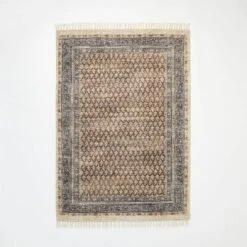 Persian Printed Paisley Style Rug Navy - Threshold™ Designed With Studio McGee™ -Home Decor Store GUEST f50d2252 b055 4817 8bb4 936b6ad8654e