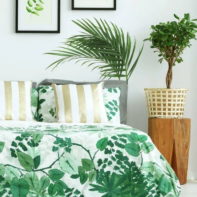 Palm Leaf Peel And Stick Giant Wall Decal Green - RoomMates 5 Palm Leaf Peel And Stick Giant Wall Decal Green - RoomMates - Image 3